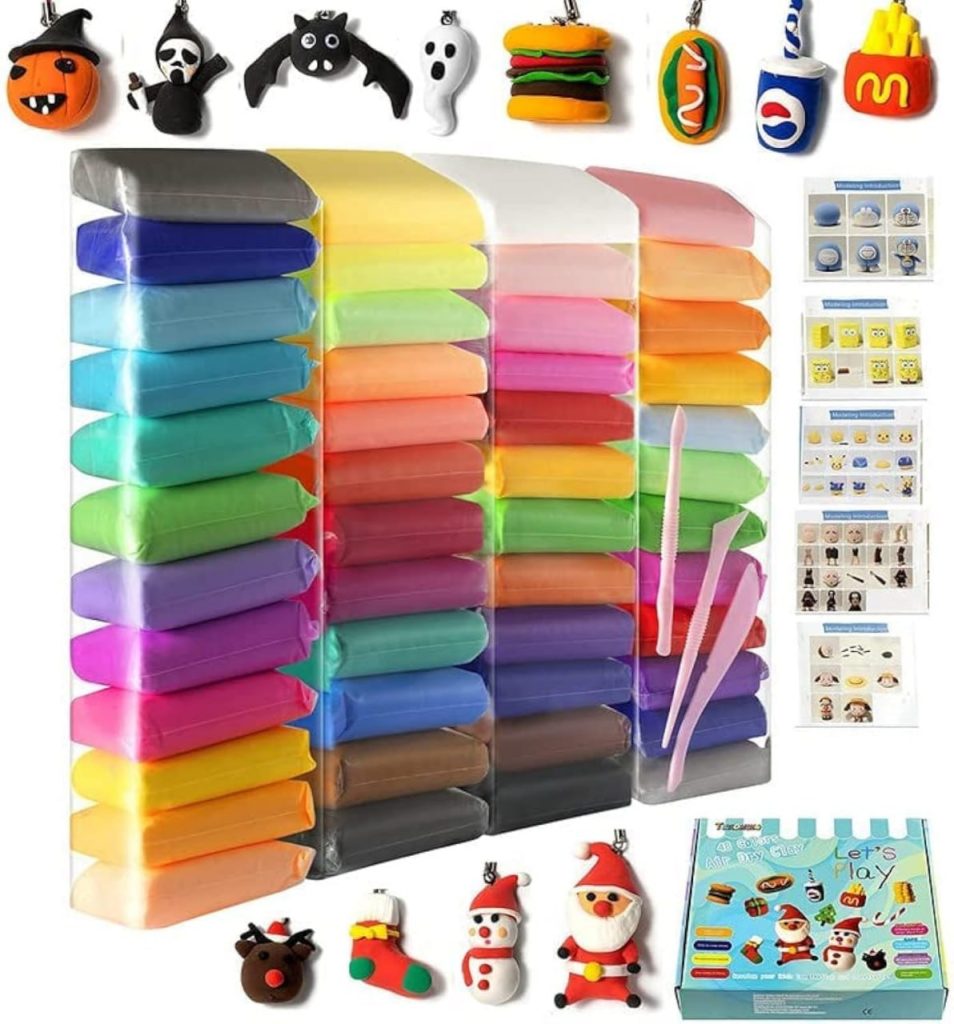 Colored clay